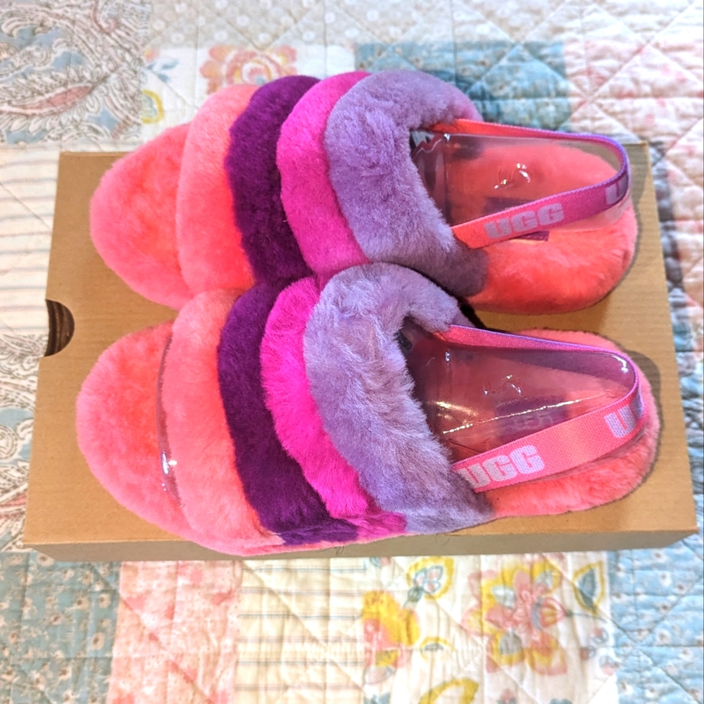 💖 UGG K-FLUFF YEAH SLIDE💖